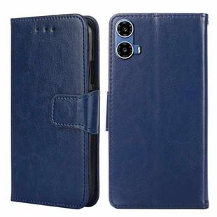 For Motorola Moto G34 5G Crystal Texture Leather Phone Case(Royal Blue)