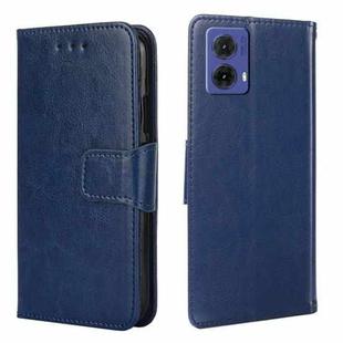 For Motorola Moto G85 5G Crystal Texture Leather Phone Case(Royal Blue)