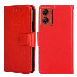 For Motorola Moto G Stylus 5G 2024 Crystal Texture Leather Phone Case(Red)