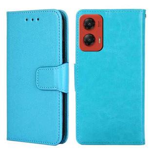 For Motorola Moto G Stylus 5G 2024 Crystal Texture Leather Phone Case(Sky Blue)