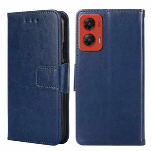 For Motorola Moto G Stylus 5G 2024 Crystal Texture Leather Phone Case(Royal Blue)