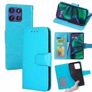 For Motorola Moto G Stylus 5G 2025 Crystal Texture Leather Phone Case(Sky Blue)