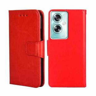 For OPPO A79 5G Crystal Texture Leather Phone Case(Red)
