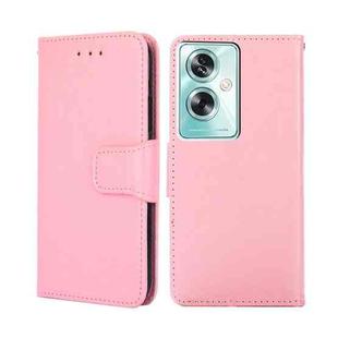 For OPPO A79 5G Crystal Texture Leather Phone Case(Pink)