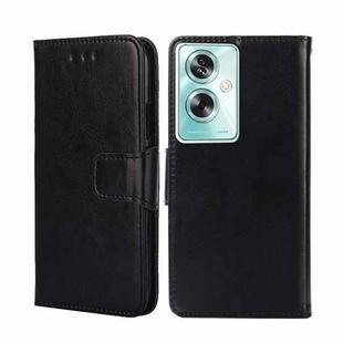 For OPPO A79 5G Crystal Texture Leather Phone Case(Black)