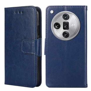 For OPPO Find X7 Ultra 5G Crystal Texture Leather Phone Case(Royal Blue)