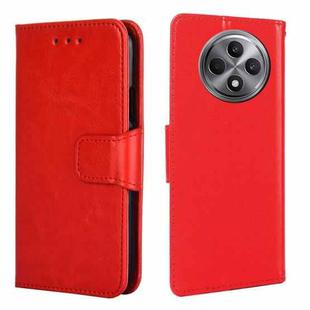For OPPO Reno12 F 5G Crystal Texture Leather Phone Case(Red)