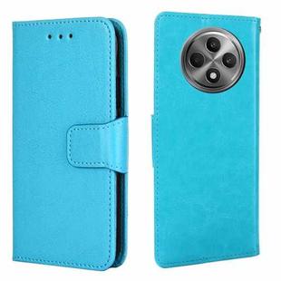 For OPPO Reno12 F 5G Crystal Texture Leather Phone Case(Sky Blue)