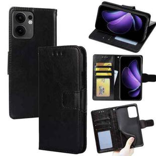 For OPPO Reno13 F 5G / 4G Crystal Texture Leather Phone Case(Black)