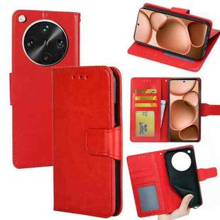 For OPPO Find X8 Ultra 5G Crystal Texture Leather Phone Case(Red)
