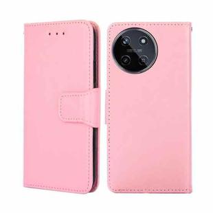 For Realme 11 4G Crystal Texture Leather Phone Case(Pink)