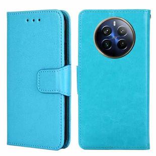 For Realme 12 Pro 5G Crystal Texture Leather Phone Case(Sky Blue)