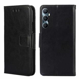 For Realme C65 4G Crystal Texture Leather Phone Case(Black)