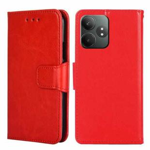 For Realme GT Neo6 SE Crystal Texture Leather Phone Case(Red)