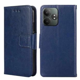 For Realme GT Neo6 SE Crystal Texture Leather Phone Case(Royal Blue)