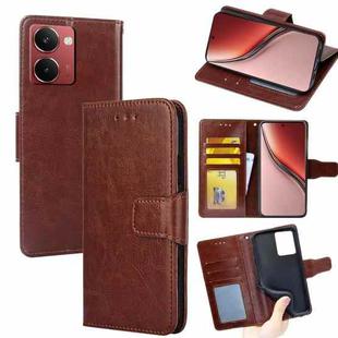 For Realme P3 Ultra 5G Crystal Texture Leather Phone Case(Brown)