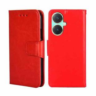 For vivo Y27 4G Crystal Texture Leather Phone Case(Red)