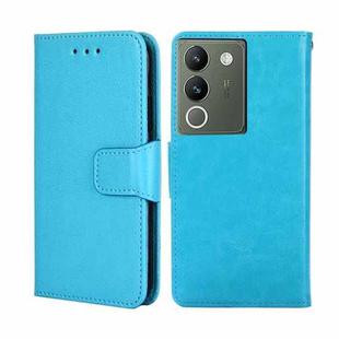 For vivo V29e 5G Crystal Texture Leather Phone Case(Sky Blue)