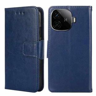 For vivo iQOO Z9 Turbo Crystal Texture Leather Phone Case(Royal Blue)