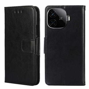 For vivo iQOO Z9 Turbo Crystal Texture Leather Phone Case(Black)