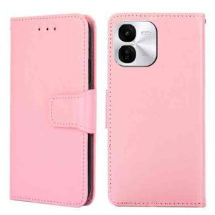 For vivo iQOO Z9x 5G Crystal Texture Leather Phone Case(Pink)