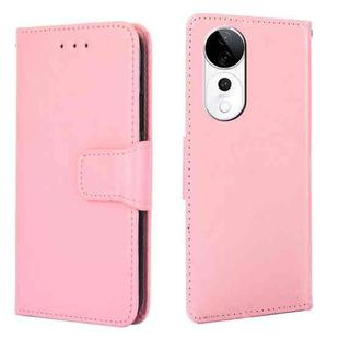 For vivo S19 Pro Crystal Texture Leather Phone Case(Pink)