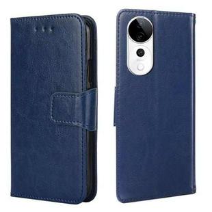 For vivo S19 Pro Crystal Texture Leather Phone Case(Royal Blue)