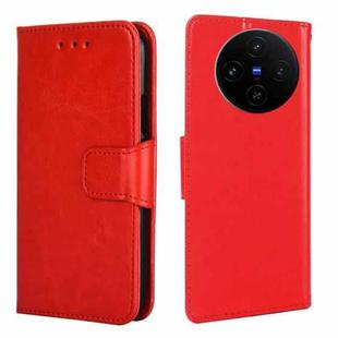 For vivo X100s Crystal Texture Leather Phone Case(Red)