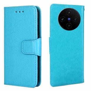 For vivo X100s Crystal Texture Leather Phone Case(Sky Blue)