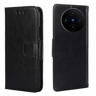 For vivo X100s Crystal Texture Leather Phone Case(Black)