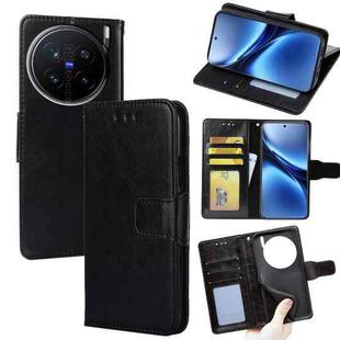 For vivo X200 Pro 5G Crystal Texture Leather Phone Case(Black)