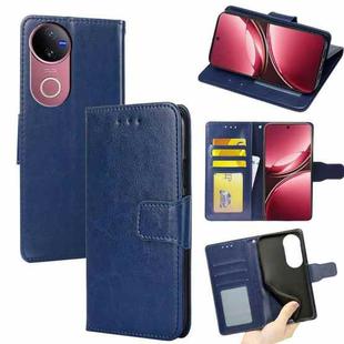 For vivo V50 5G Crystal Texture Leather Phone Case(Royal Blue)