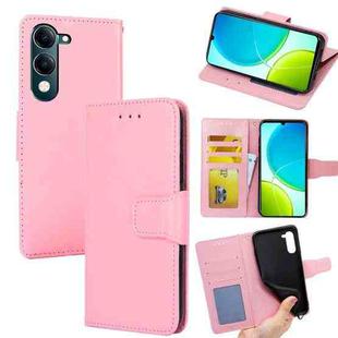 For vivo Y29s 5G / Y04 4G Crystal Texture Leather Phone Case(Pink)