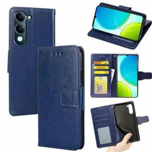 For vivo Y29s 5G / Y04 4G Crystal Texture Leather Phone Case(Royal Blue)