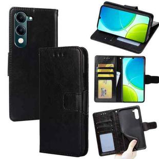 For vivo Y29s 5G / Y04 4G Crystal Texture Leather Phone Case(Black)