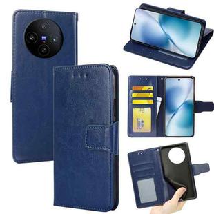 For vivo X200s 5G Crystal Texture Leather Phone Case(Royal Blue)