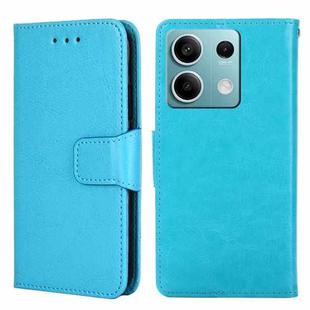 For Xiaomi Redmi Note 13 4G Crystal Texture Leather Phone Case(Sky Blue)