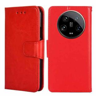 For Xiaomi 14 Ultra 5G Crystal Texture Leather Phone Case(Red)