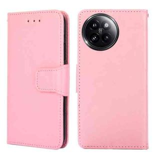 For Xiaomi Civi 4 Pro Crystal Texture Leather Phone Case(Pink)