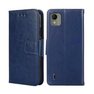 For Nokia C110 4G Crystal Texture Leather Phone Case(Royal Blue)