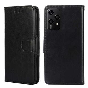 For Honor 200 Lite 5G Global Crystal Texture Leather Phone Case(Black)