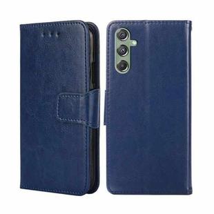 For Samsung Galaxy M34 5G / F34 5G Crystal Texture Leather Phone Case(Royal Blue)