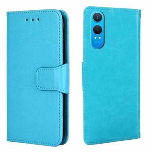 For OnePlus Nord CE 4 Lite 5G Crystal Texture Leather Phone Case(Sky Blue)