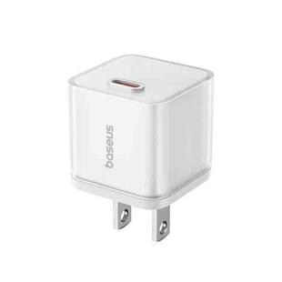 Baseus OS-GaN5S Gallium Nitride 20W Type-C Fast Charger, US Plug(White)