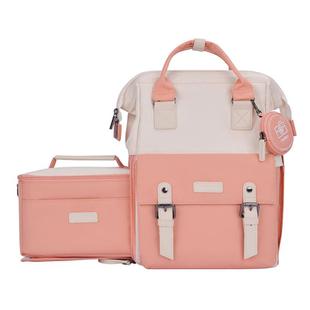 Cwatcun D87 Color Matching Camera Backpack Large Capacity Photography Bag, Size:38 x 31 x 20cm Small(Pink)