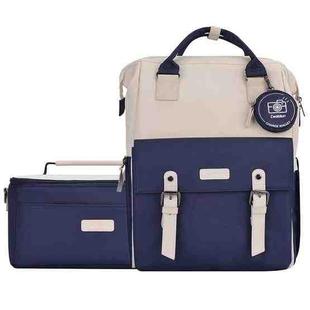 Cwatcun D87 Color Matching Camera Backpack Large Capacity Photography Bag, Size:40.5 x 35 x 20cm Large(Blue)