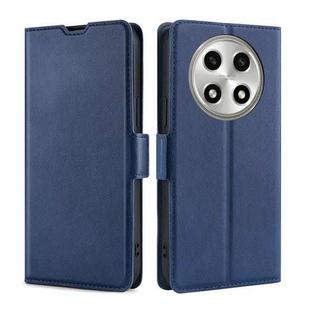 For OPPO A2 Pro 5G Ultra-thin Voltage Side Buckle Horizontal Flip Leather Phone Case(Blue)