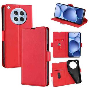 For OPPO Find X8s 5G Ultra-thin Voltage Side Buckle Horizontal Flip Leather Phone Case(Red)