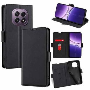 For OPPO A5 5G 2025 Global Ultra-thin Voltage Side Buckle Horizontal Flip Leather Phone Case(Black)