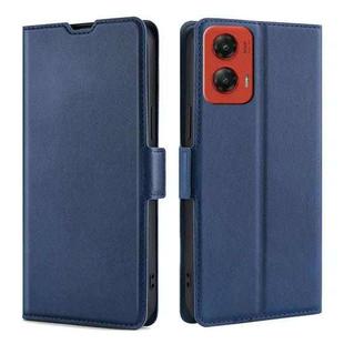 For Motorola Moto G Stylus 5G 2024 Ultra-thin Voltage Side Buckle Horizontal Flip Leather Phone Case(Blue)